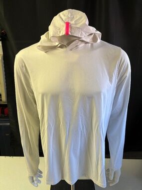 Nice mens large G/Fore golf hoodie plain white